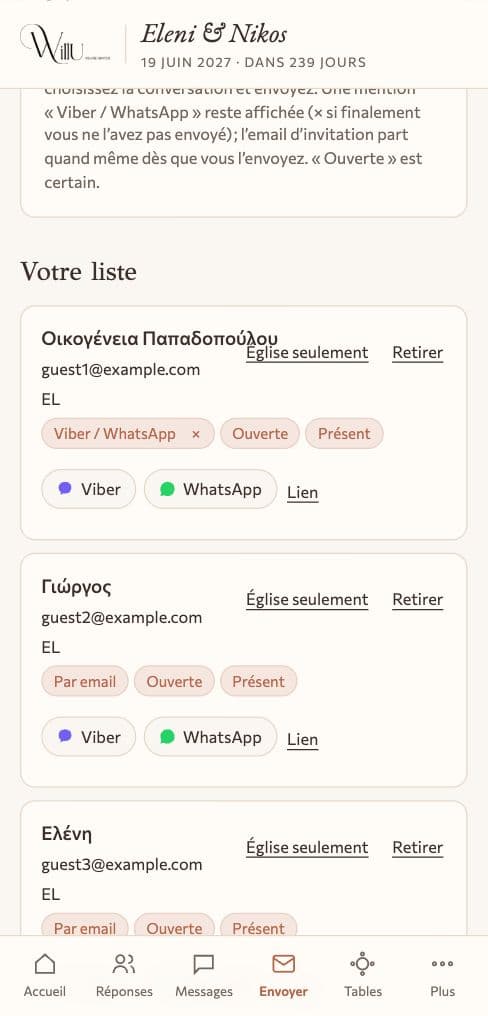 Cérémonie seulement